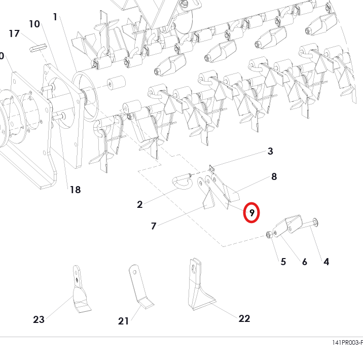 Redexim Turf tidy 2300 / 3000 pystyleikkuukovametalliter&auml; 2,0mm